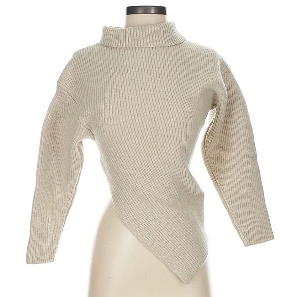 VGUC Proenza‎ Schouler Asymetrical Wool Sweater. Small